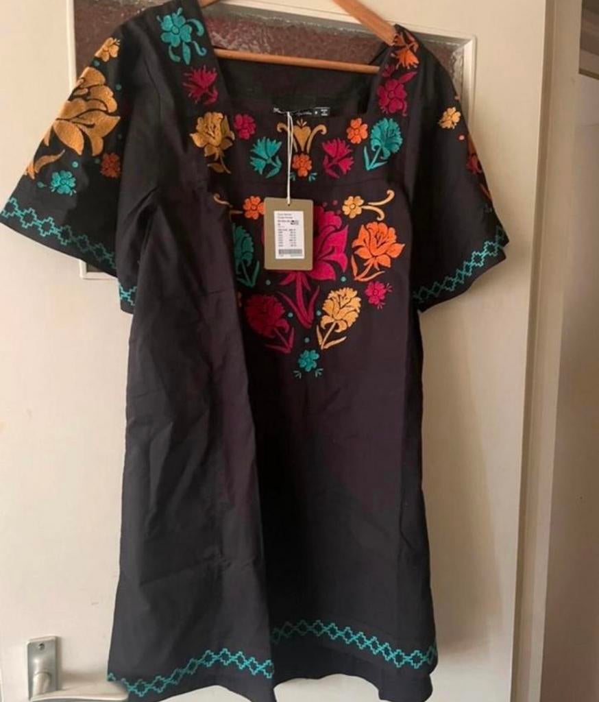 Gudrun Sjödén Tuniek Boho Ibiza Maat M Nieuw, Ophalen of Verzenden, Nieuw, Maat 38/40 (M), Zwart