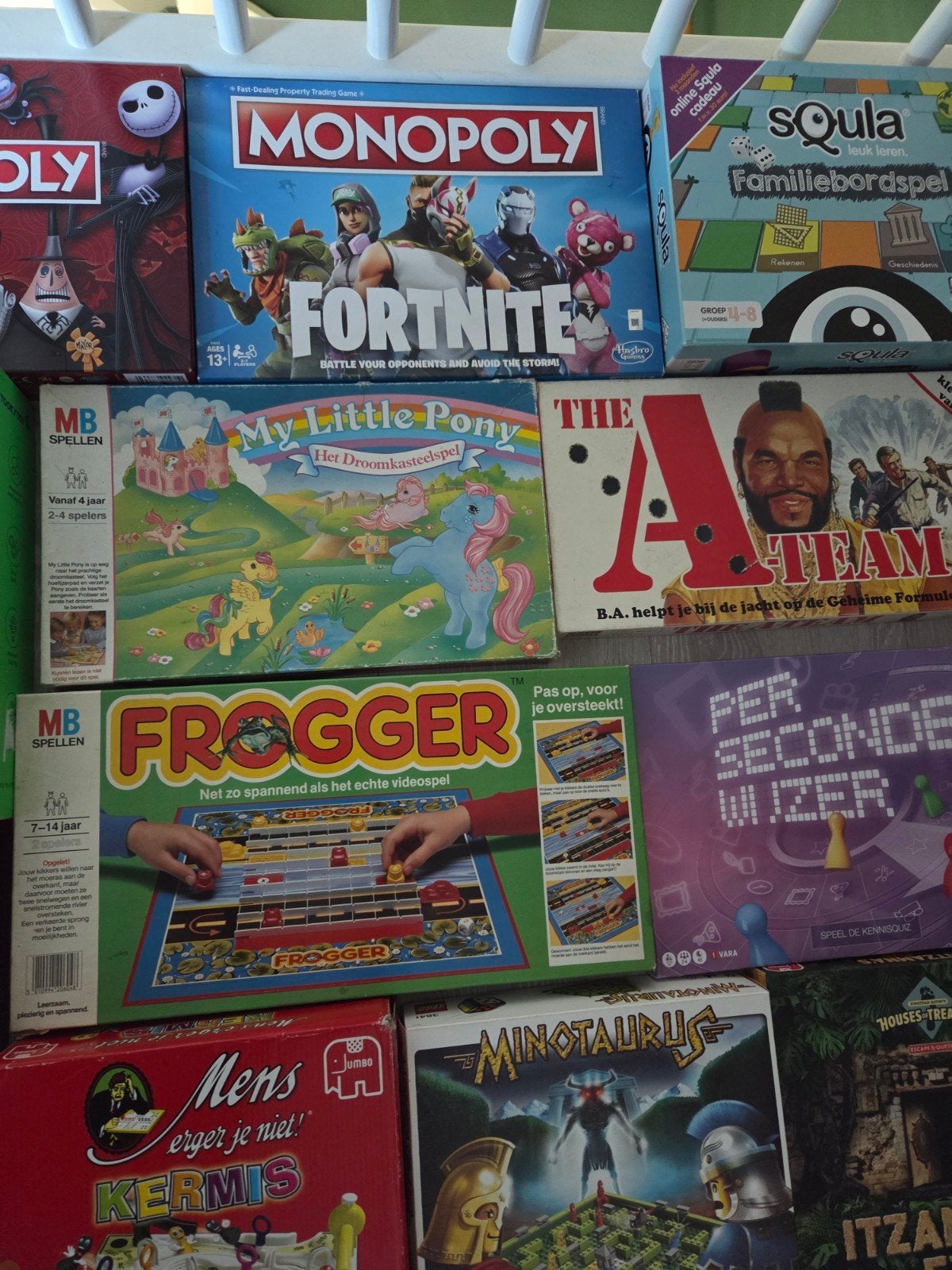 Bordspellen verzameling oa Monopoly Carcassonne A-team, Ophalen of Verzenden, Gebruikt