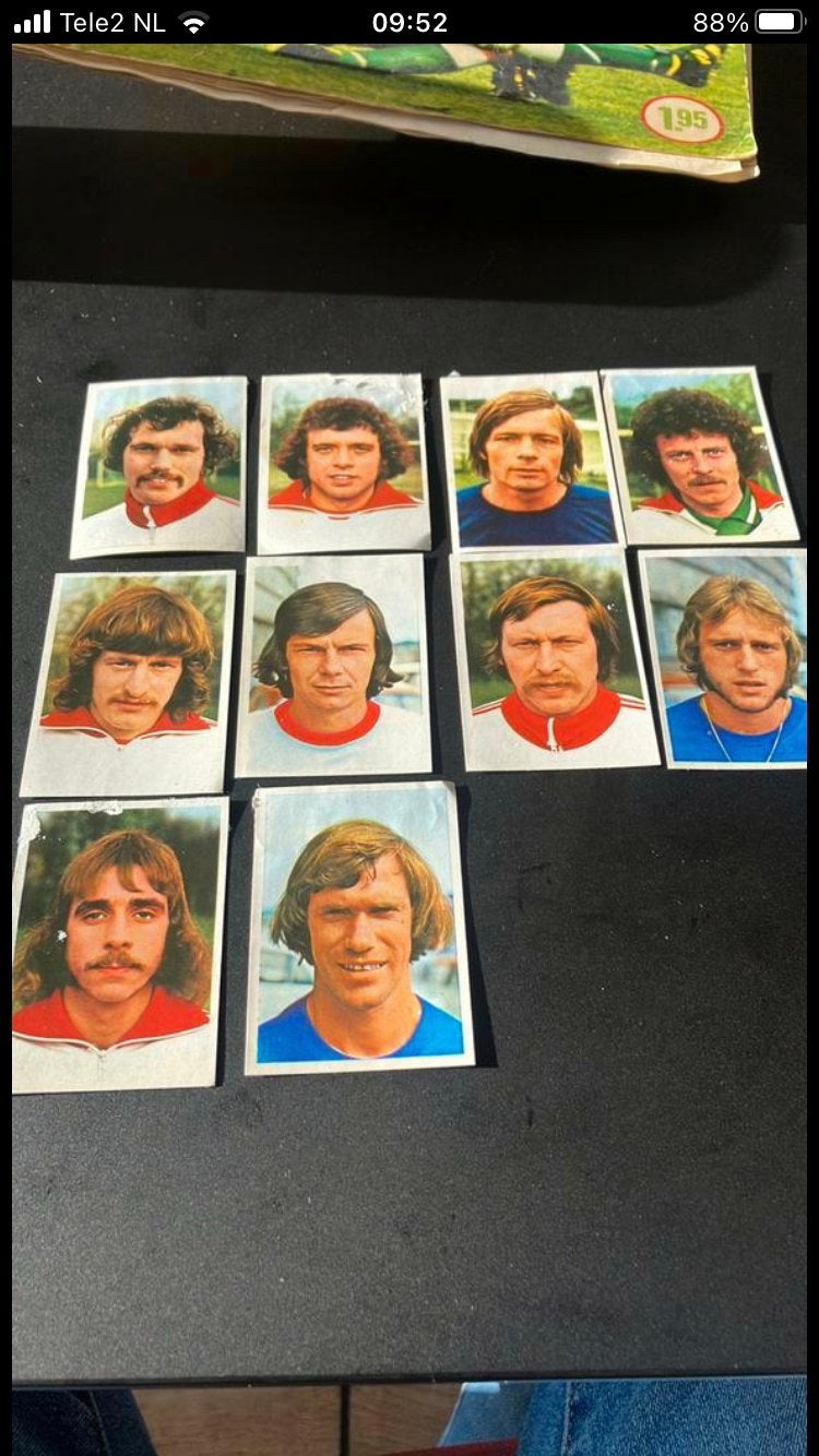 Fc utrecht panini vanderhout 1975-1976, Verzamelen, Ophalen of Verzenden, Gebruikt, F.C. Utrecht, Poster, Plaatje of Sticker