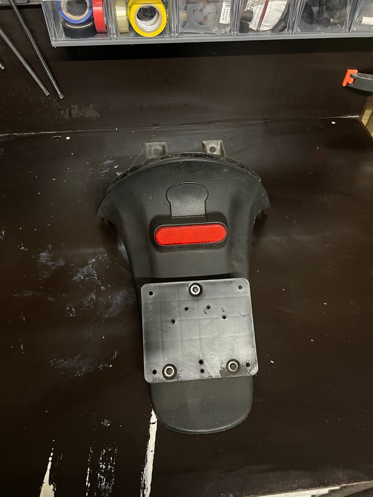 Zip 2t achterspatbord met reflector, Ophalen of Verzenden, Gebruikt, Overige typen, Piaggio