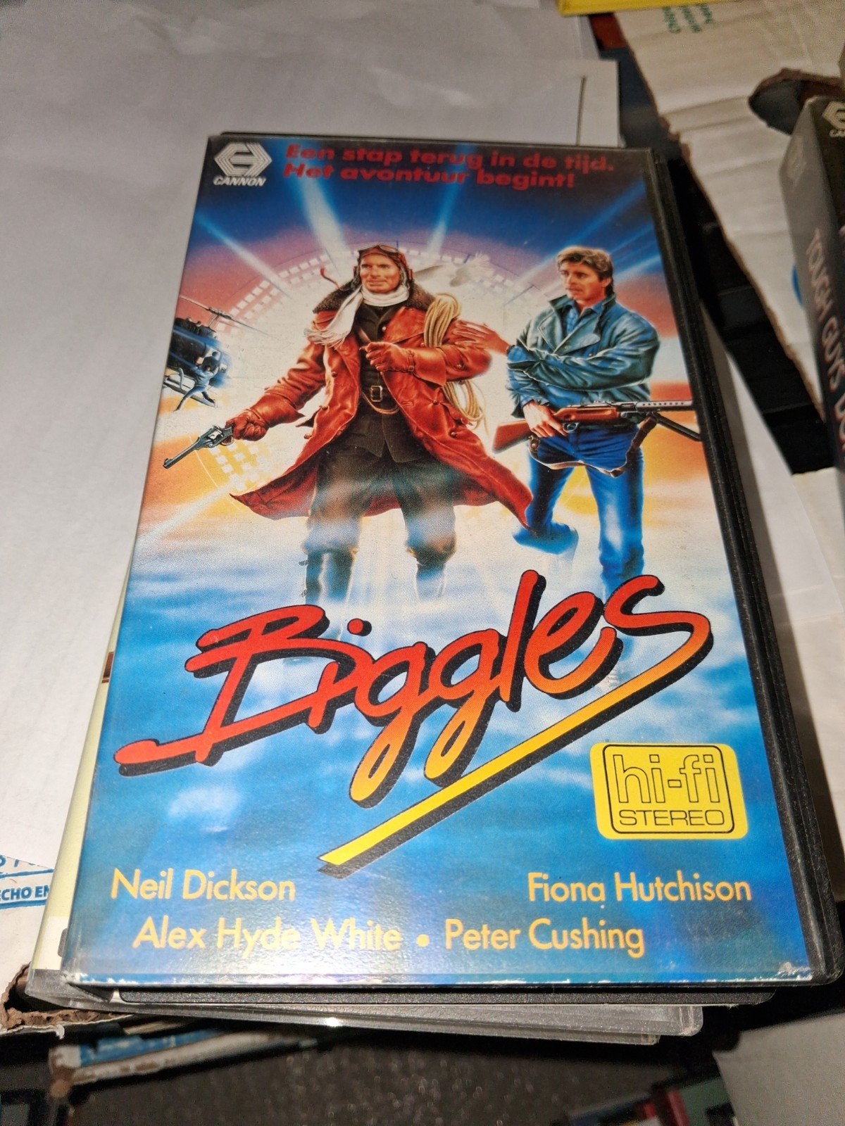 Vhs ex-rental  - Biggles, Vanaf 16 jaar, Ophalen of Verzenden, Gebruikt, Horror