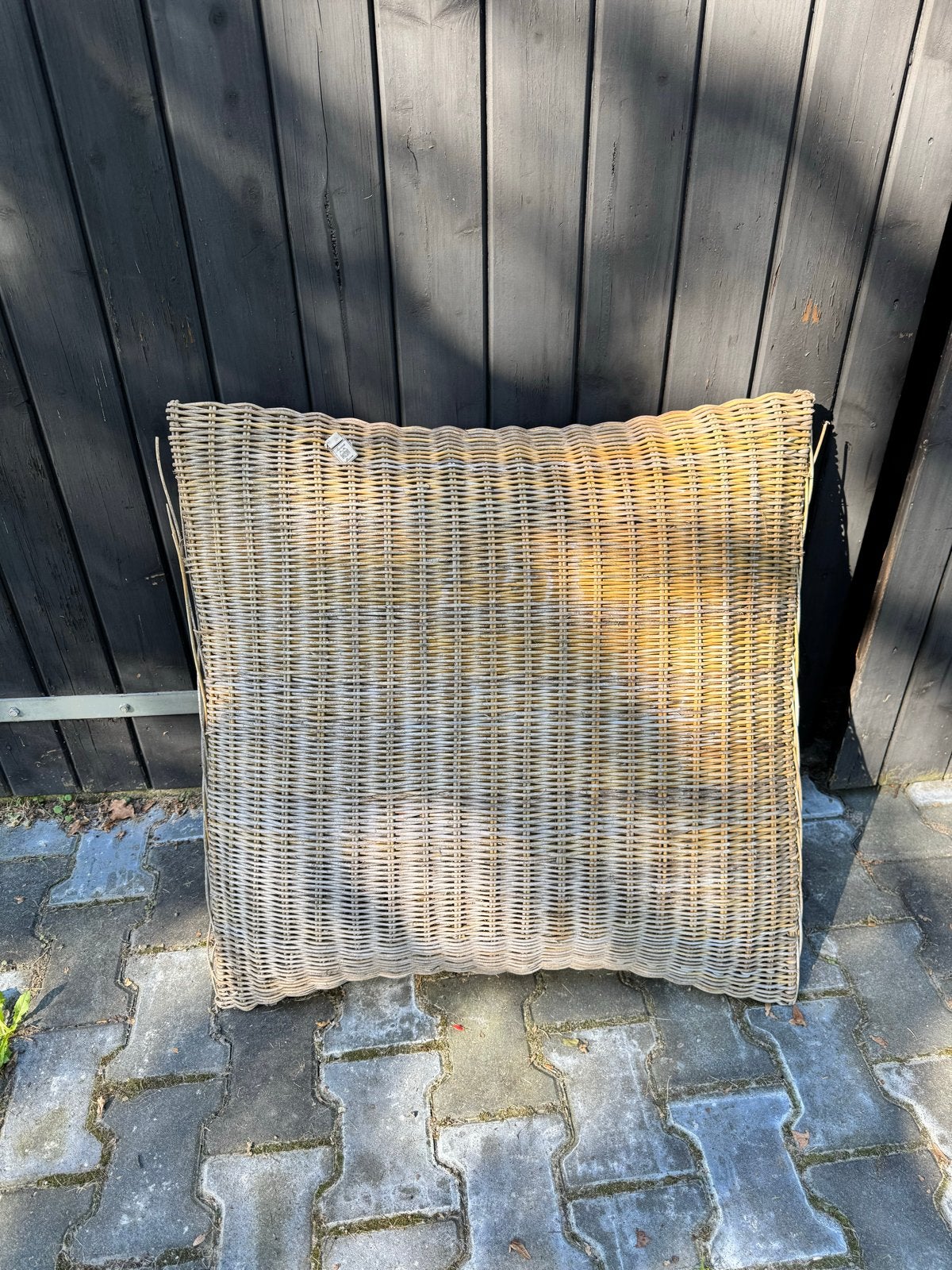 Riviera Maison rotan decoratiepaneel 80x80 cm, Ophalen, Gebruikt