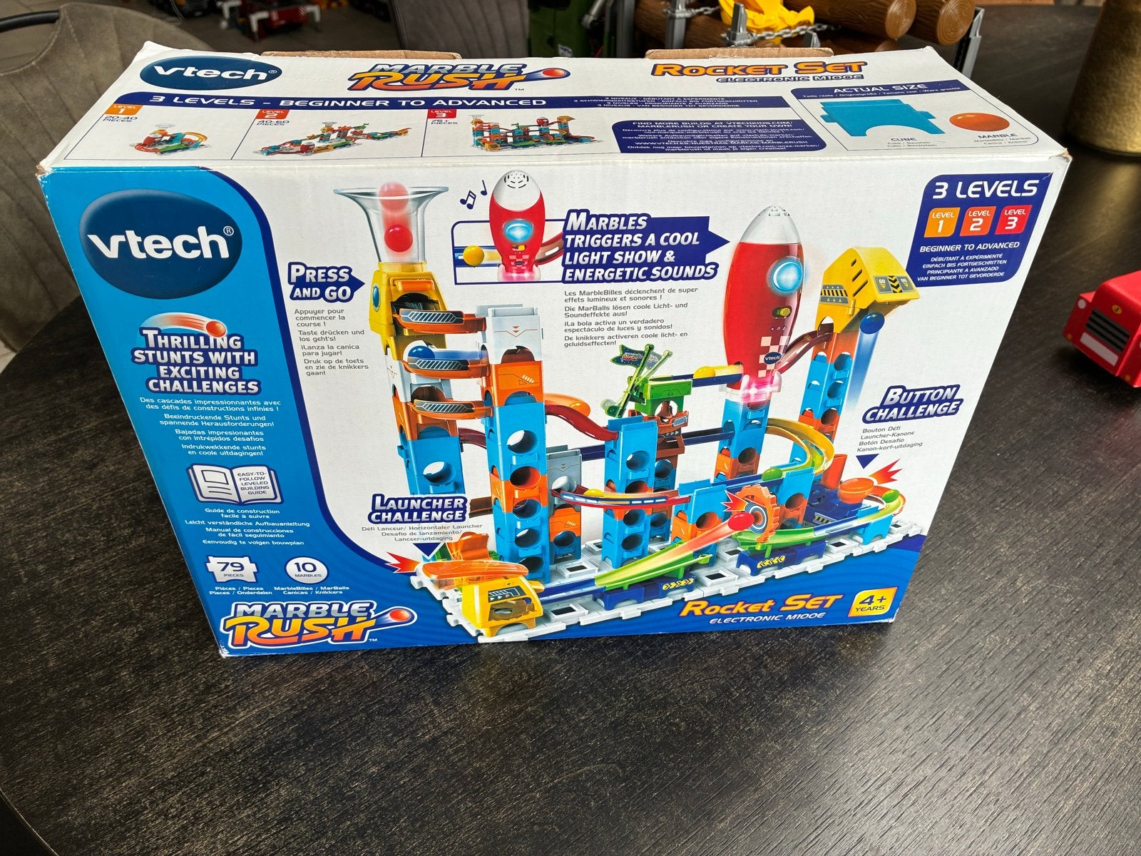 Vtech Marble Rush Rocket Set knikkerbaan, Ophalen of Verzenden, Zo goed als nieuw, Overige merken