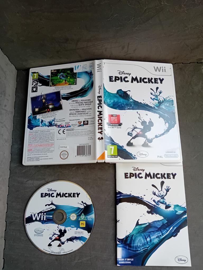 Wii spel Epic Mickey, Spelcomputers en Games, Avontuur en Actie, Gebruikt, Disney, .