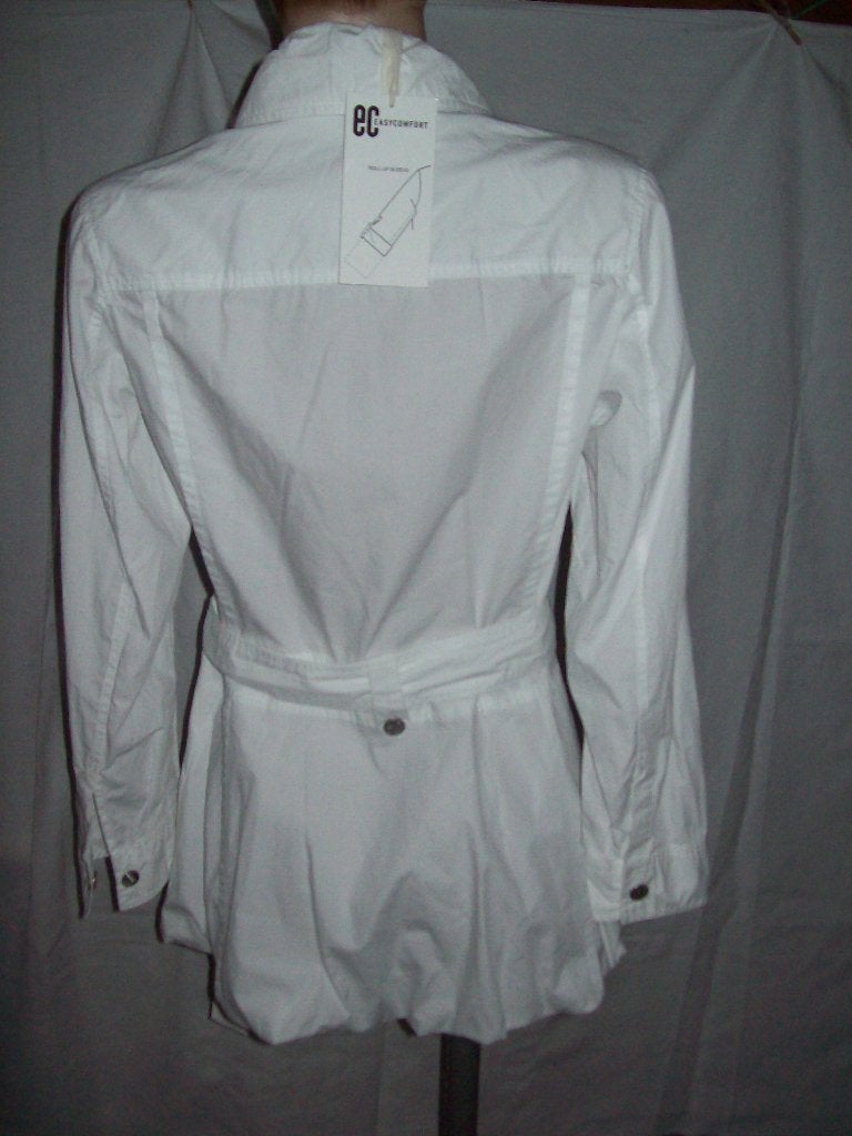 maat S, (36) 1 nieuwe witte EC jas, 75 cm., Kleding | Dames, Wit, Nieuw, Ophalen of Verzenden, Easy Comfort