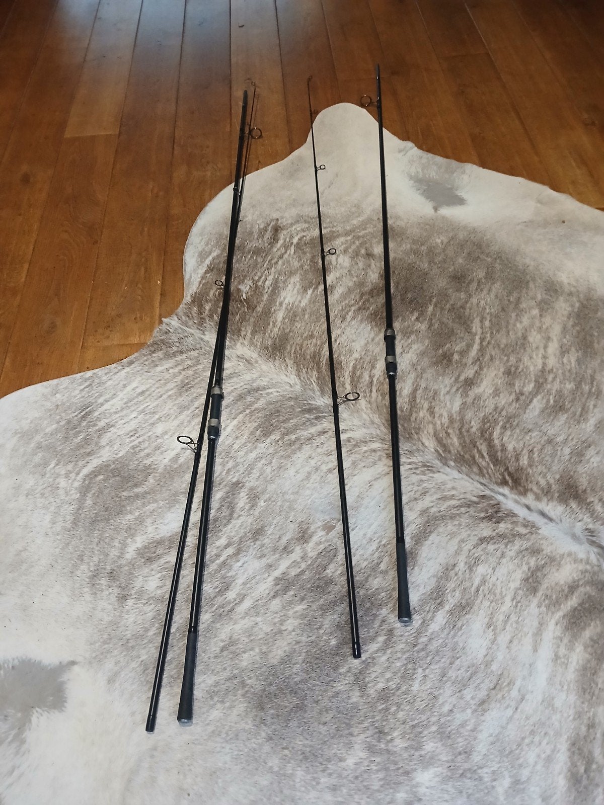 Warrior S 12ft 2.75lb karperhengels (2 stuks), Ophalen of Verzenden, Gebruikt, Werphengel