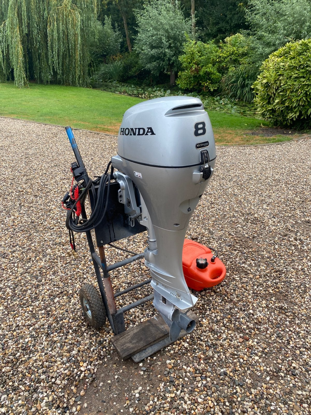 Honda/Yamaha langstaart op knuppel/afst fourstroke bbmotoren, Watersport en Boten, Buiten- en Binnenboordmotoren, Ophalen, S, 5 tot 10 pk