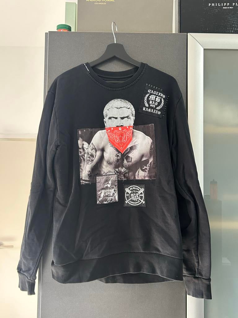 My Brand Exclusive Sweater Zwart Maat L, Kleding | Heren, Truien en Vesten, Ophalen of Verzenden, Gedragen, Maat 52/54 (L), Zwart
