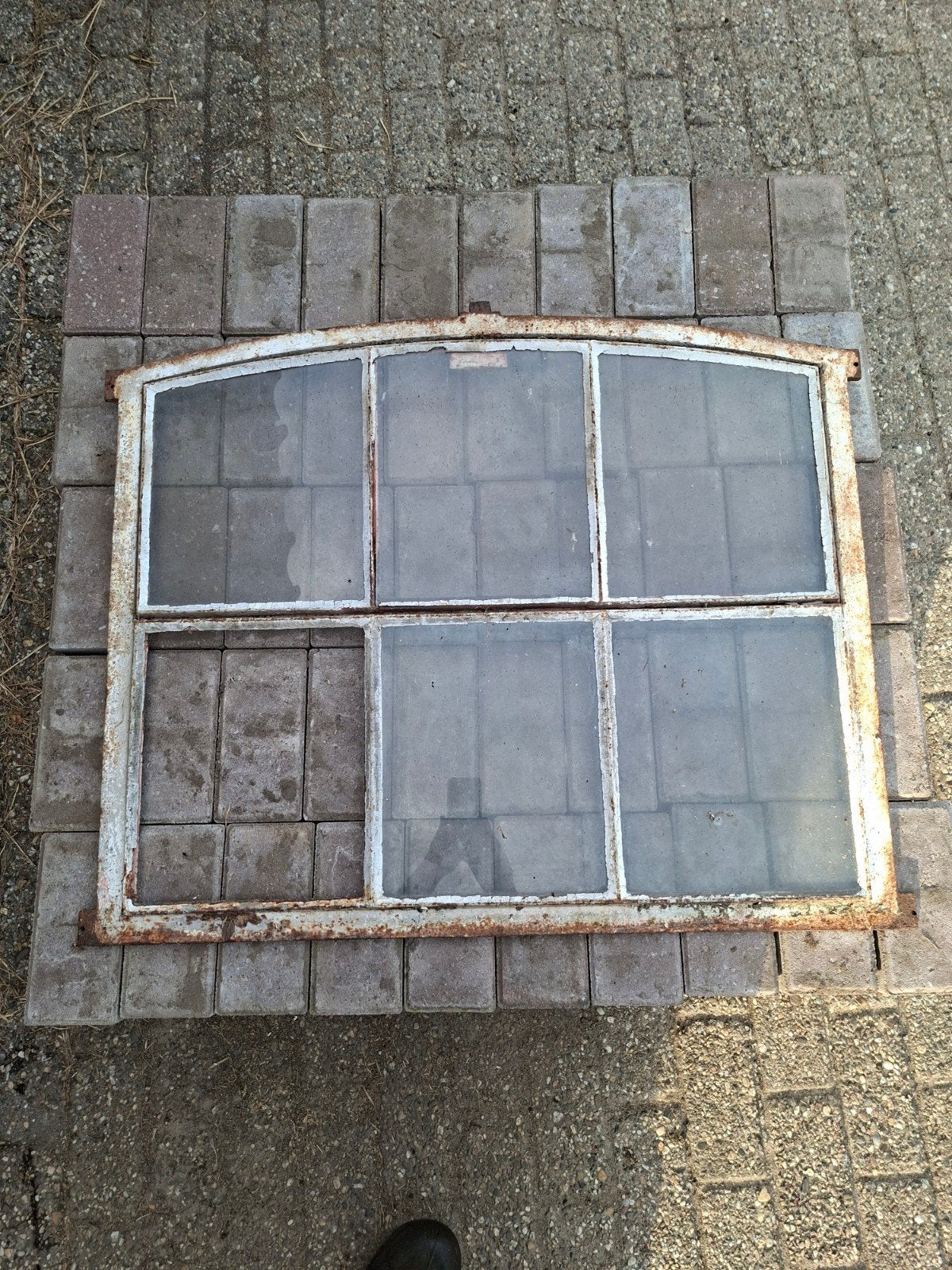 stalraam gietijzer, Gevelraam of Ruit, Gebruikt, Minder dan 80 cm, 80 tot 120 cm