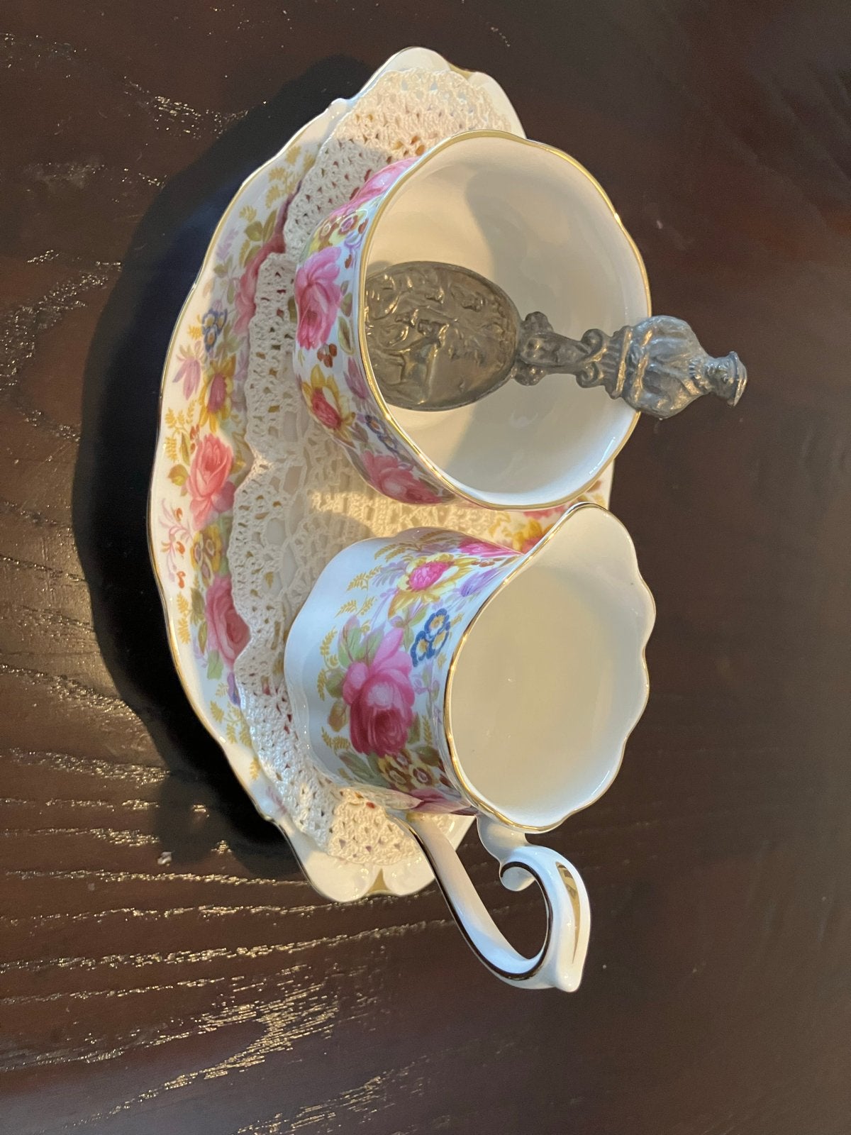 Vintage Royal Albert Bone China Suiker- en Melkset, Ophalen