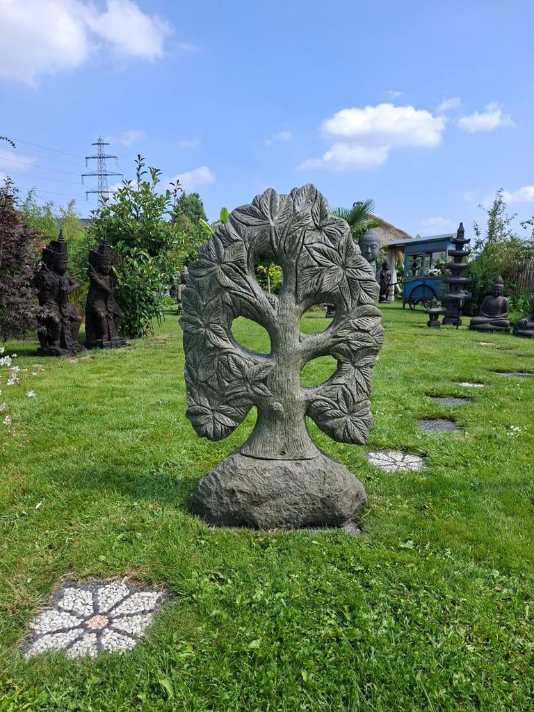 Tree of life greenstone 100cm, Ophalen, Ibiza Sfeer, Info@ibizasfeer.nl, Www.ibizasfeer.nl