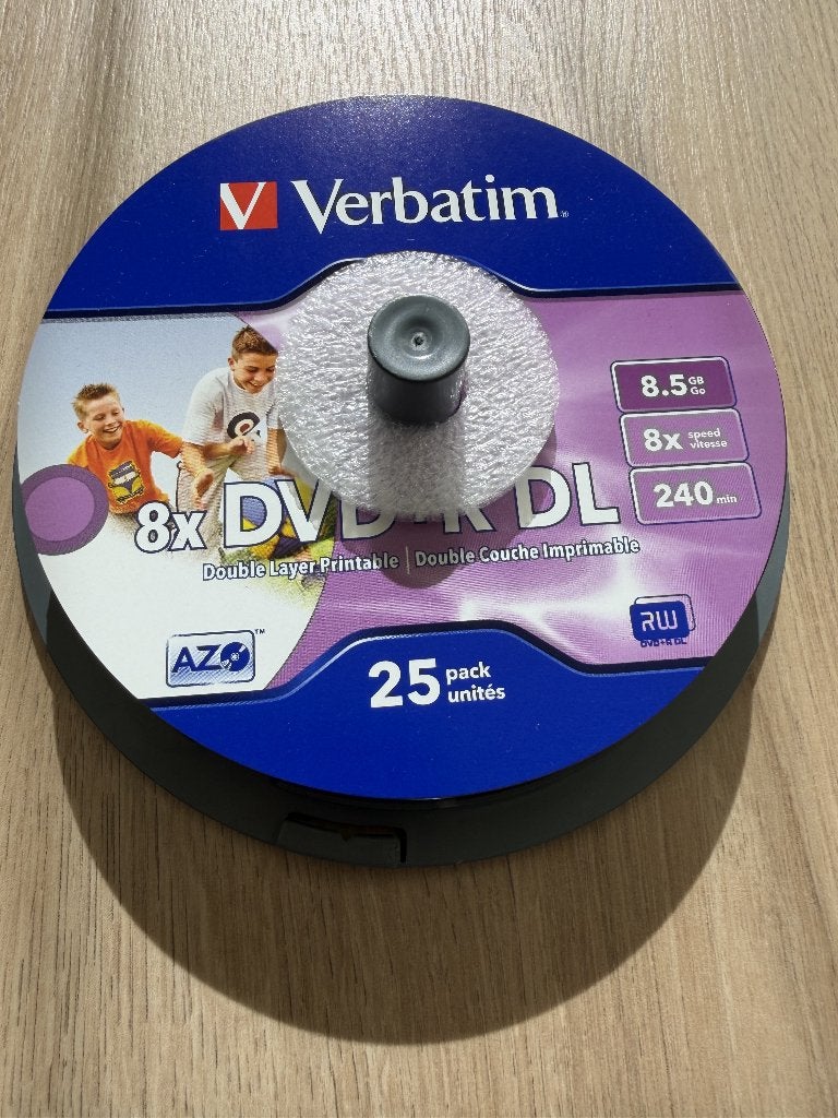 13x Verbatim DVD+R DL 8,5GB 8x printable – ongebruikt, Ophalen of Verzenden, Nieuw, Dvd, Verbatim
