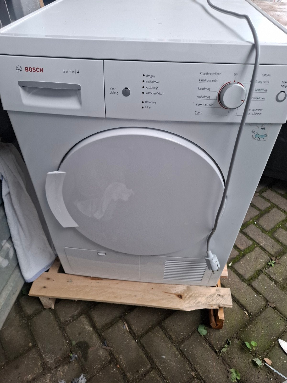 bosch droger serie 4, Witgoed en Apparatuur, Ophalen, Minder dan 85 cm, 8 tot 10 kg, Zo goed als nieuw