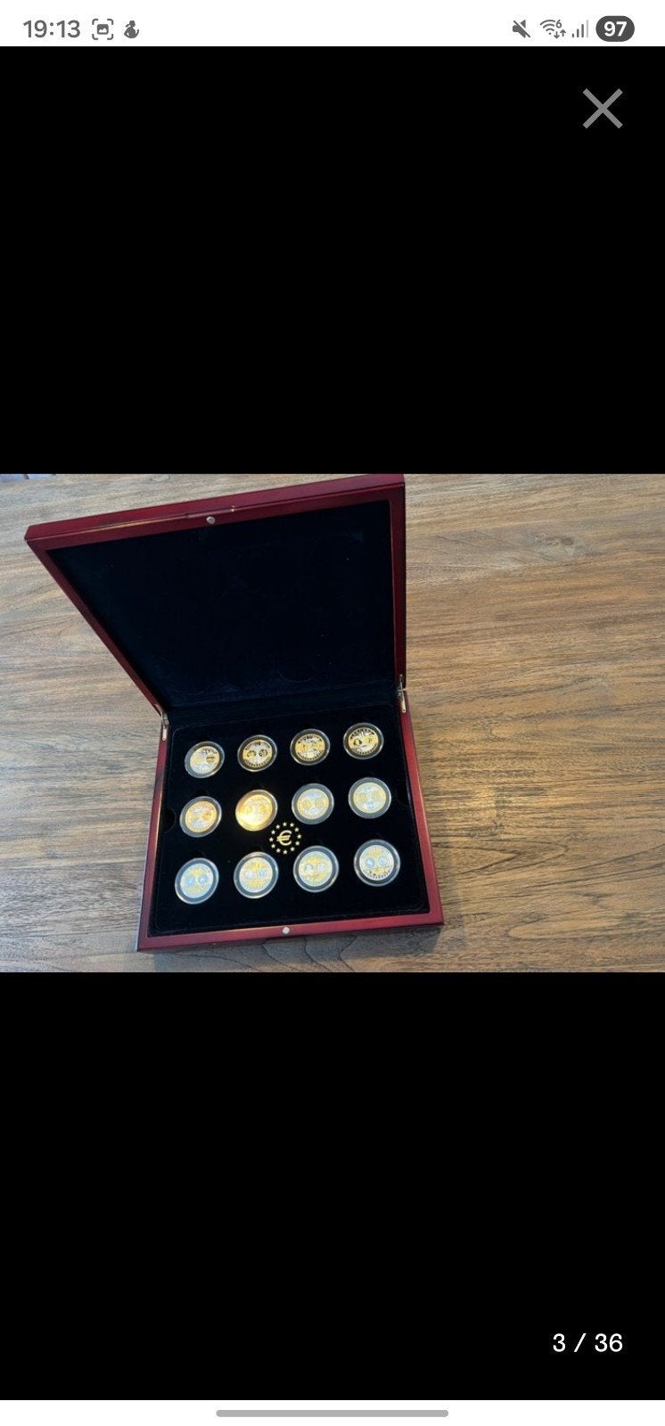 Complete collectie 'Eerste Slag van de Euro-landen 24 stuks, Setje, Overige landen, Zilver, Overige waardes