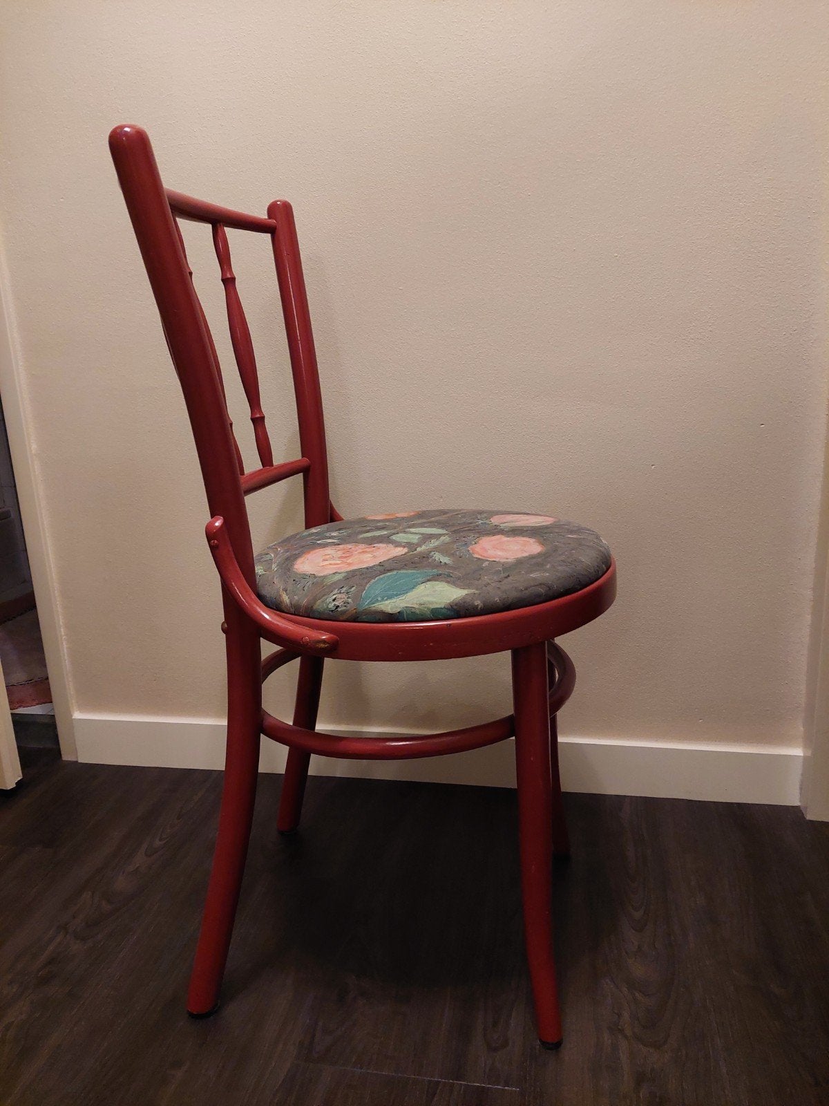 Vintage eetkamerstoel met losse zitting,, Antiek en Kunst, Ophalen