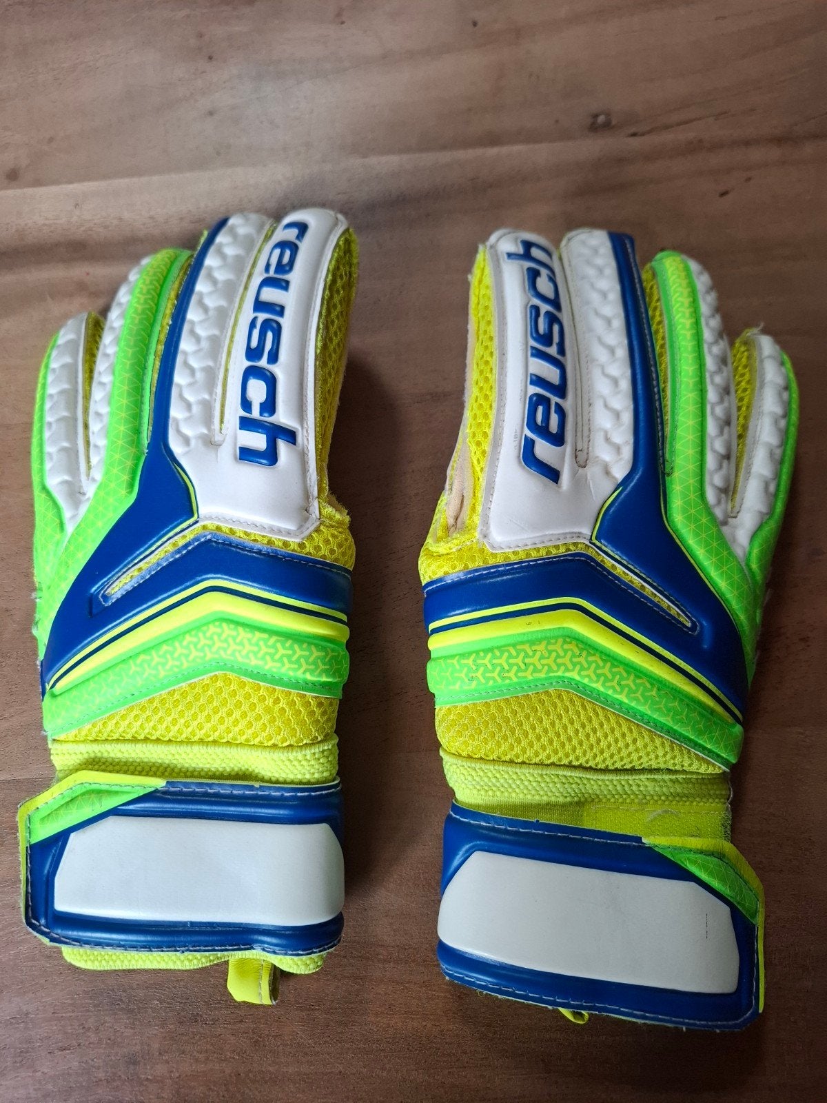 Reusch Serathor SG Finger Support keepershandschoenen mt 7.5, Ophalen, Gebruikt, Handschoenen