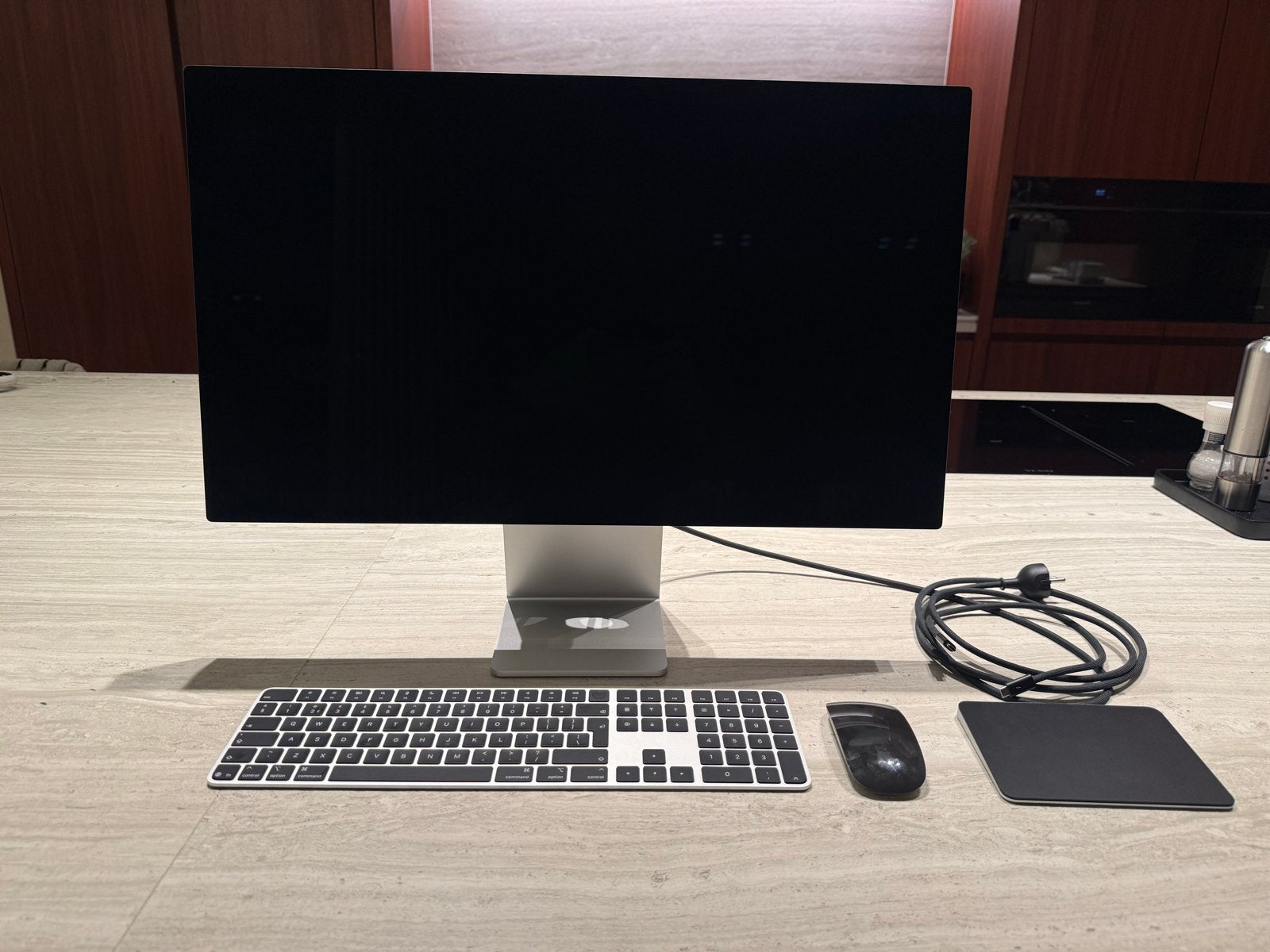 Apple Studio Display 27 inch 5K Monitor met accessoires, Computers en Software, IPS, Ophalen of Verzenden, Ingebouwde speakers