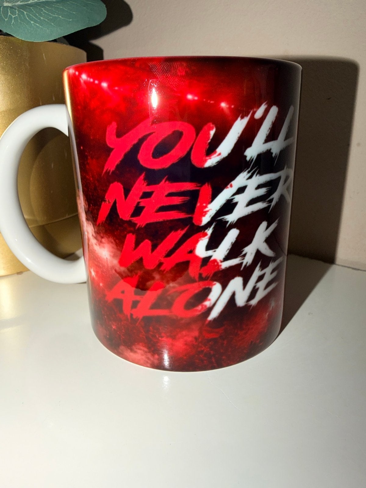 Nieuwe feyenoord "You'll Never Walk Alone" Mok, Overige typen, Nieuw, Ophalen of Verzenden, Steen/keramiek