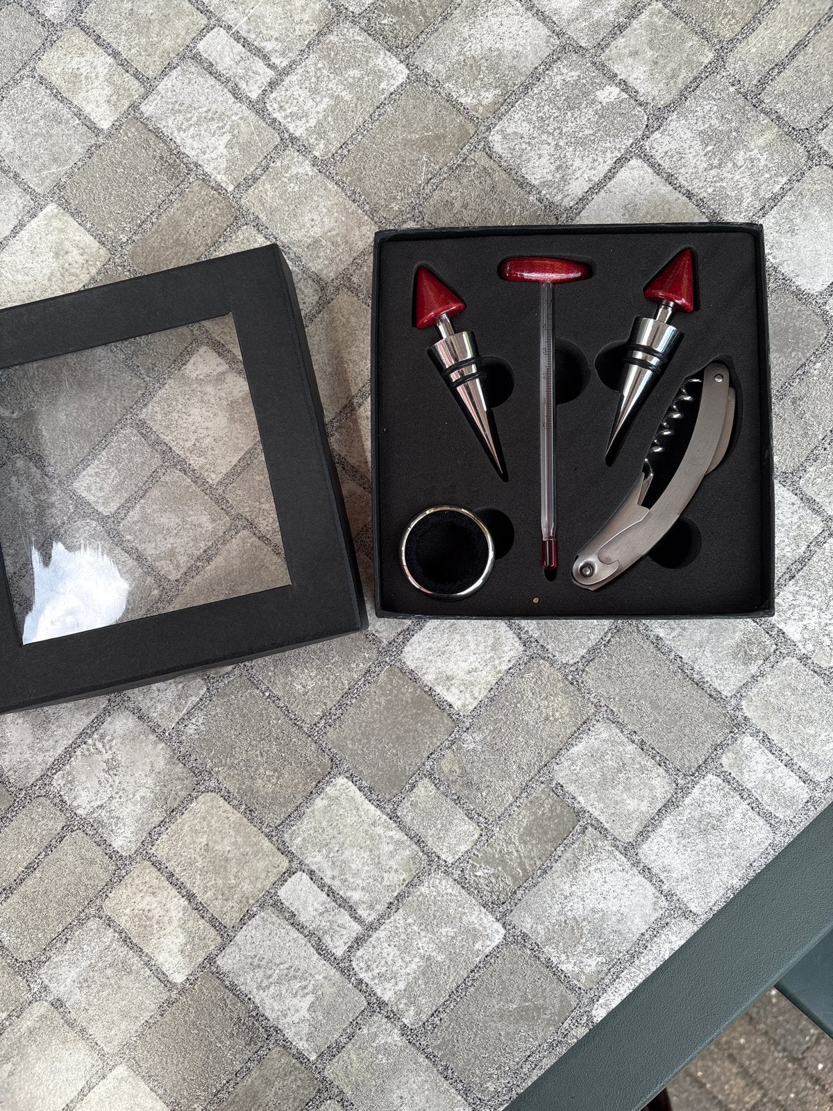 Sommelierset - Nieuw en Ongebruikt, Overige typen, Ophalen of Verzenden, Nieuw, Rood
