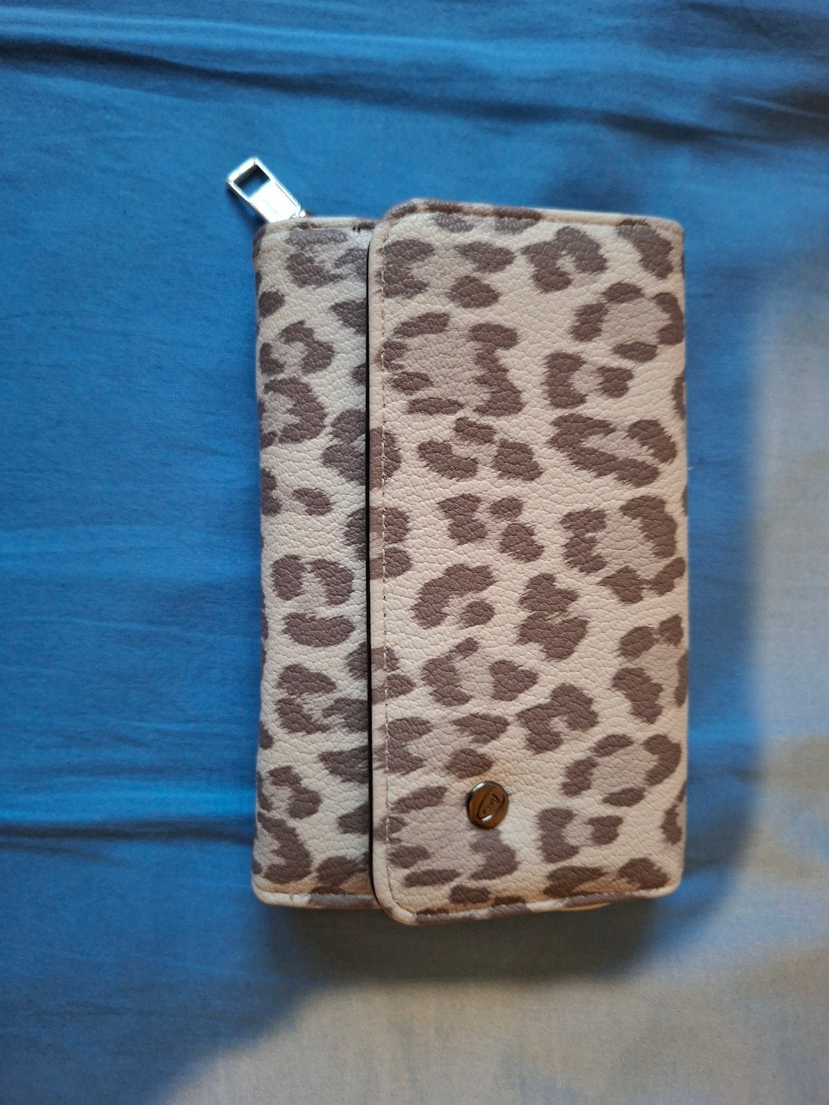Leopard print portemonnee - Zo goed als nieuw, Ophalen of Verzenden, Zo goed als nieuw, Beige, Overige merken