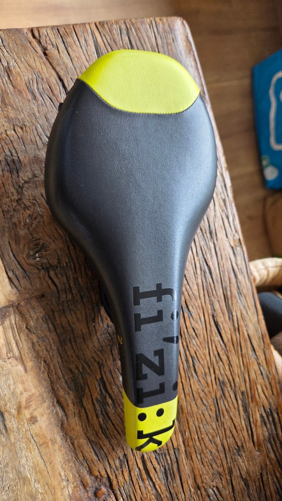 Fizik Fi'zi:k fietszadel - Zwart/Geel mtb mountainbike, Gebruikt, Racefiets, Kunststof, Ophalen of Verzenden