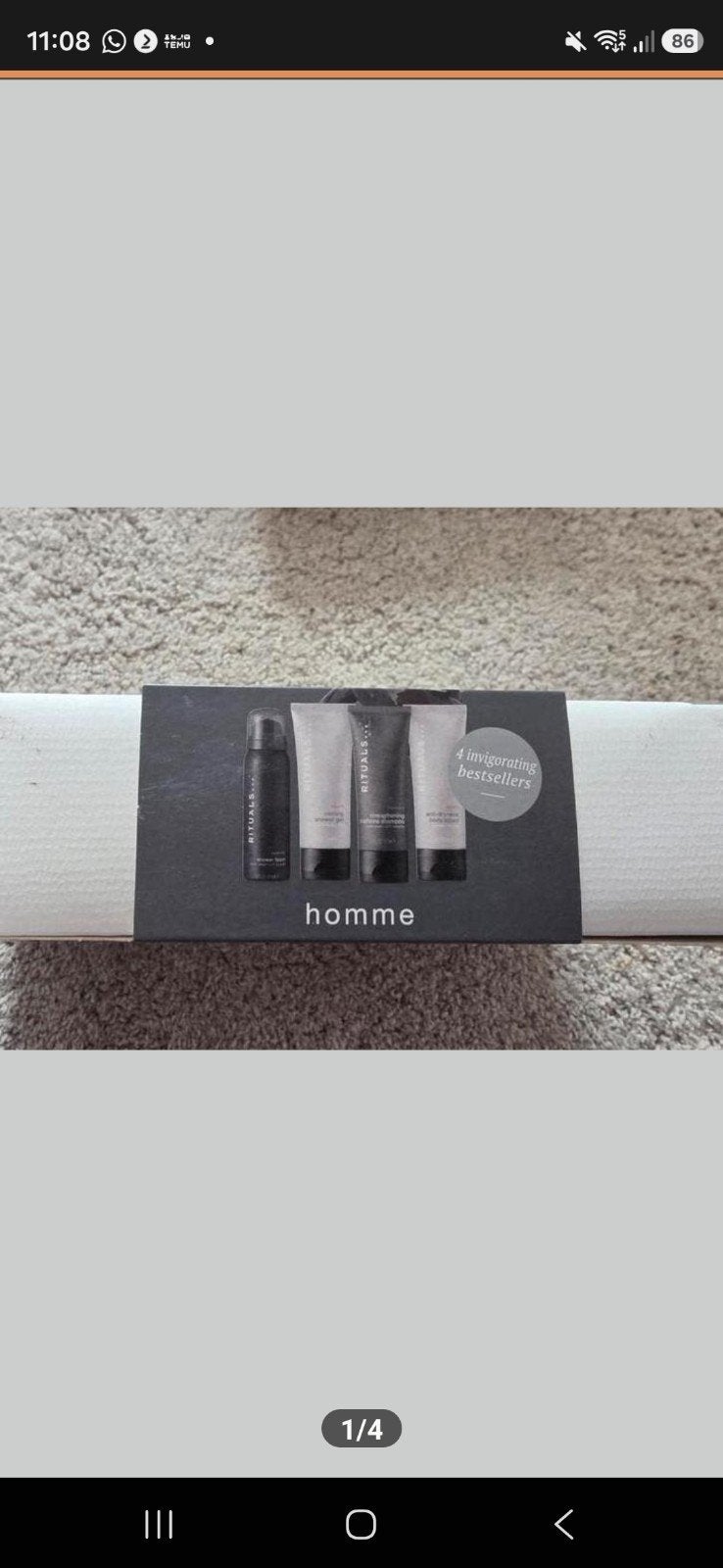 Rituals mannen set nieuw, Ophalen of Verzenden, Nieuw, Bad & Douche