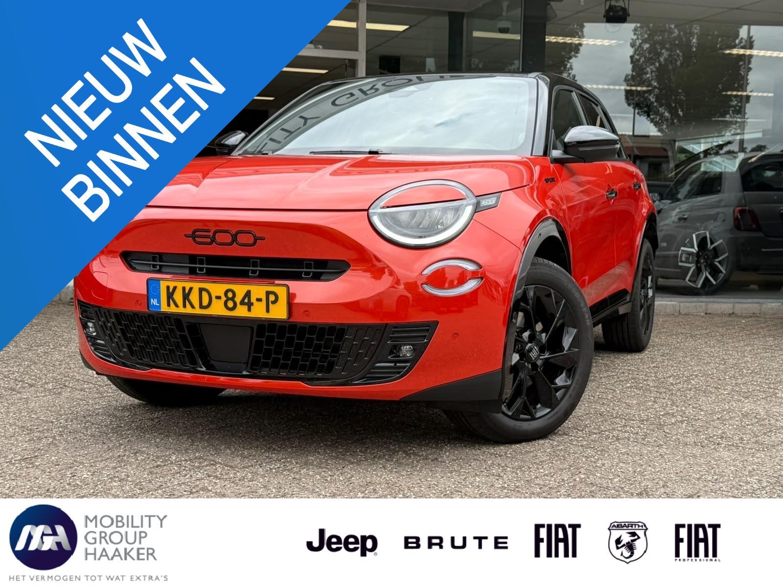 Fiat 600e Sport 54 kWh | Parkeercamera | Carplay | ACC