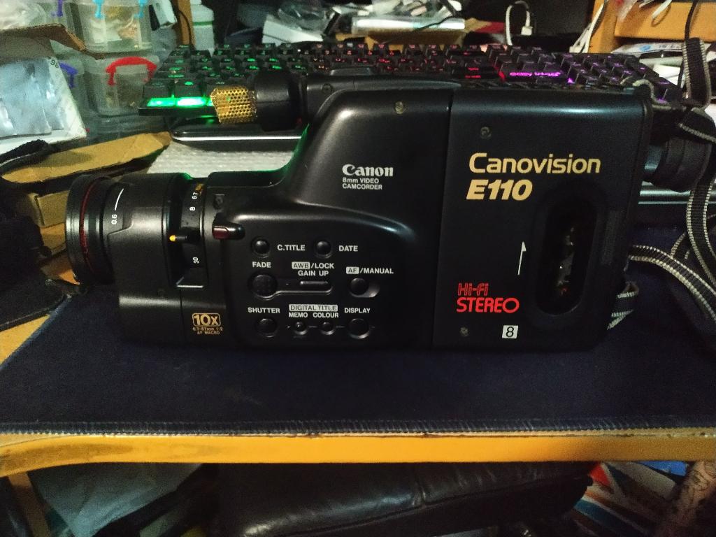 Canon Canovision E110 video 8 camcorder, Ophalen of Verzenden, 8mm, Overige typen