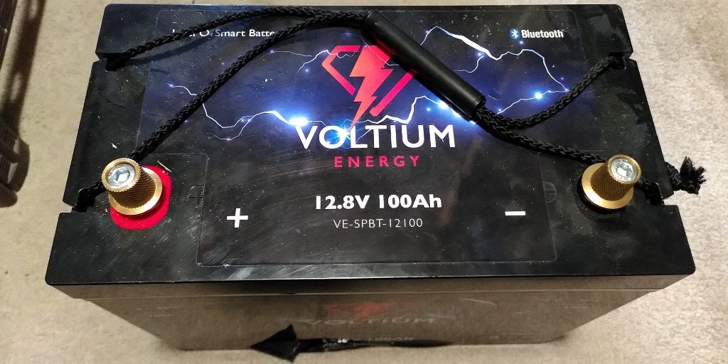 Voltium LiFePO4-accu 12V 100Ah, Ophalen, Gebruikt