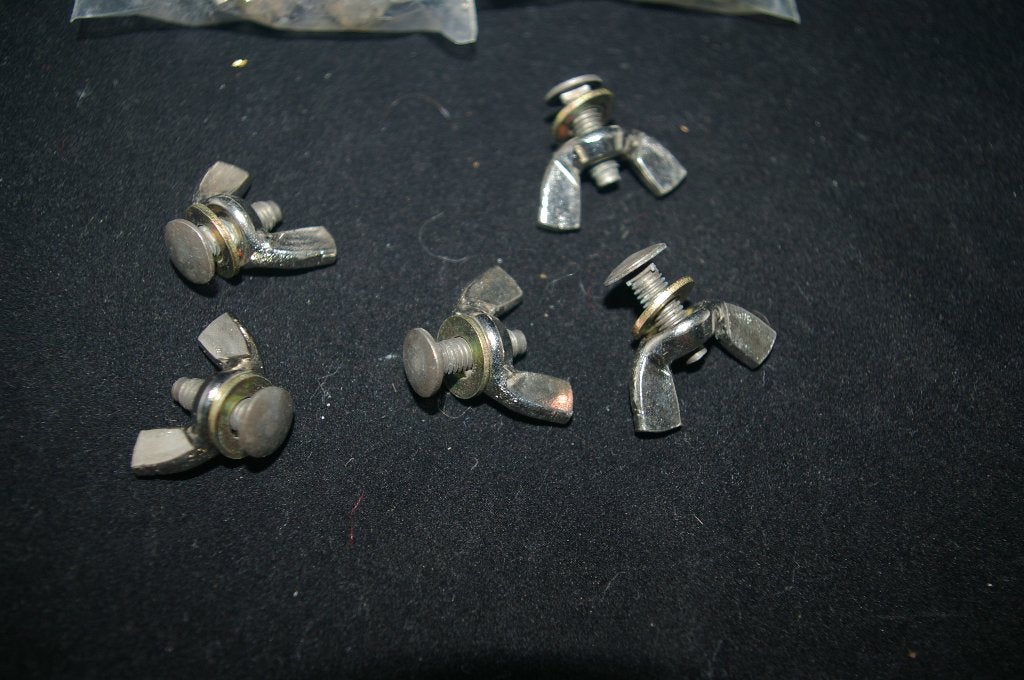 40 stuks bouten met vleugelmoer, Ophalen of Verzenden, Nieuw