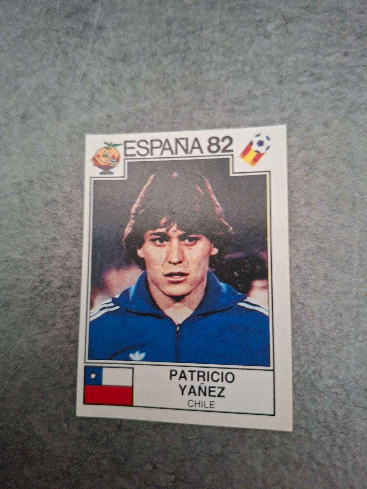 Panini sticker WK 82 Espana. Patricio Yanez Chili., Verzenden, Zo goed als nieuw, Sticker