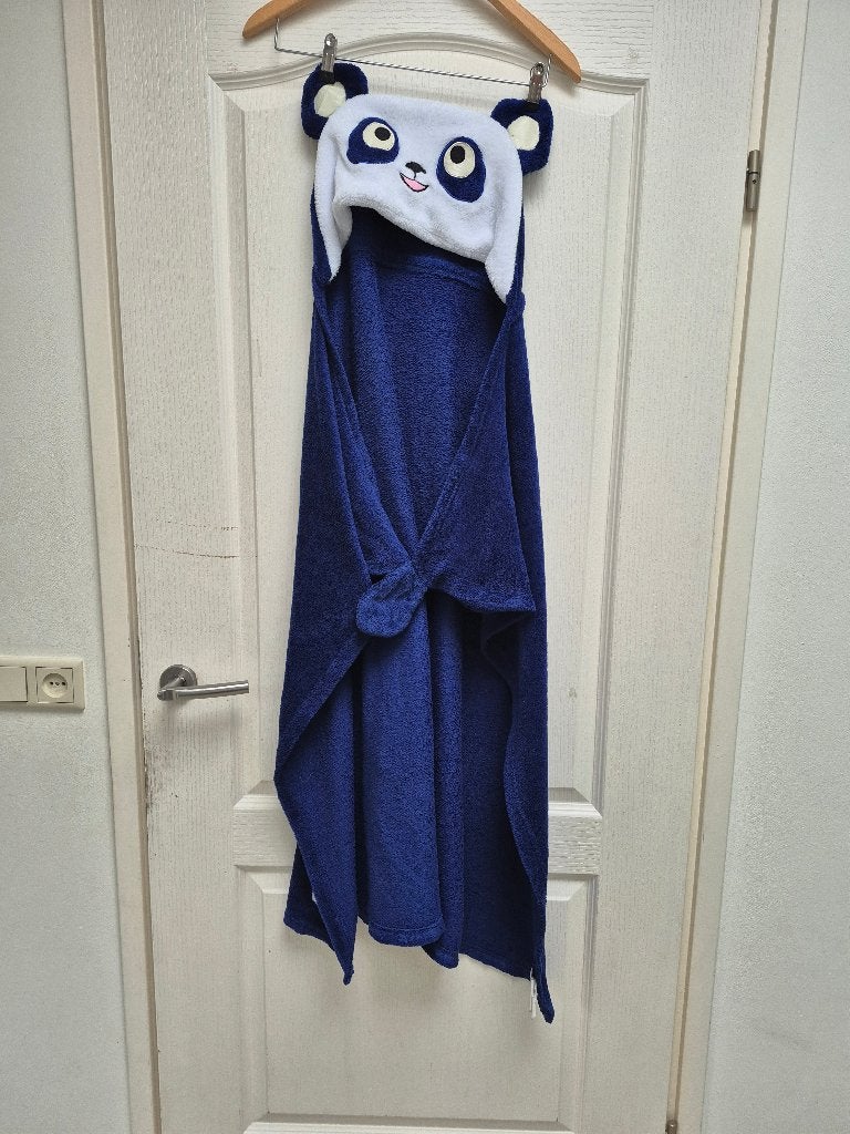 Snuggie deken panda lekker zacht, Wasbaar, Blauw, Deken, Overige merken