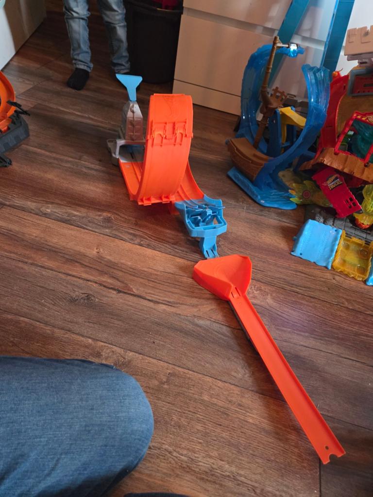 Hot Wheels Action Drift Loop Racebaan - Speelplezier!, Ophalen, Hot Wheels, Handmatig, Met looping