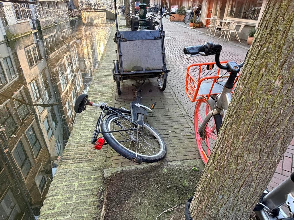 Bakfiets voor onderdelen - Fietsfabriek, Fietsen en Brommers, Fietsen | Bakfietsen, Gebruikt, Ophalen of Verzenden, Fietsfabriek