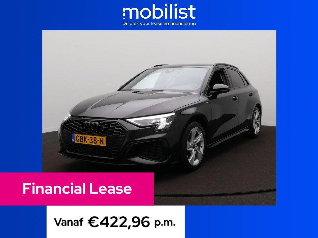 Audi A3 Sportback 35 TFSI S edition (bj 2024, automaat), Automaat, 1295 kg, 150 pk, Bedrijf