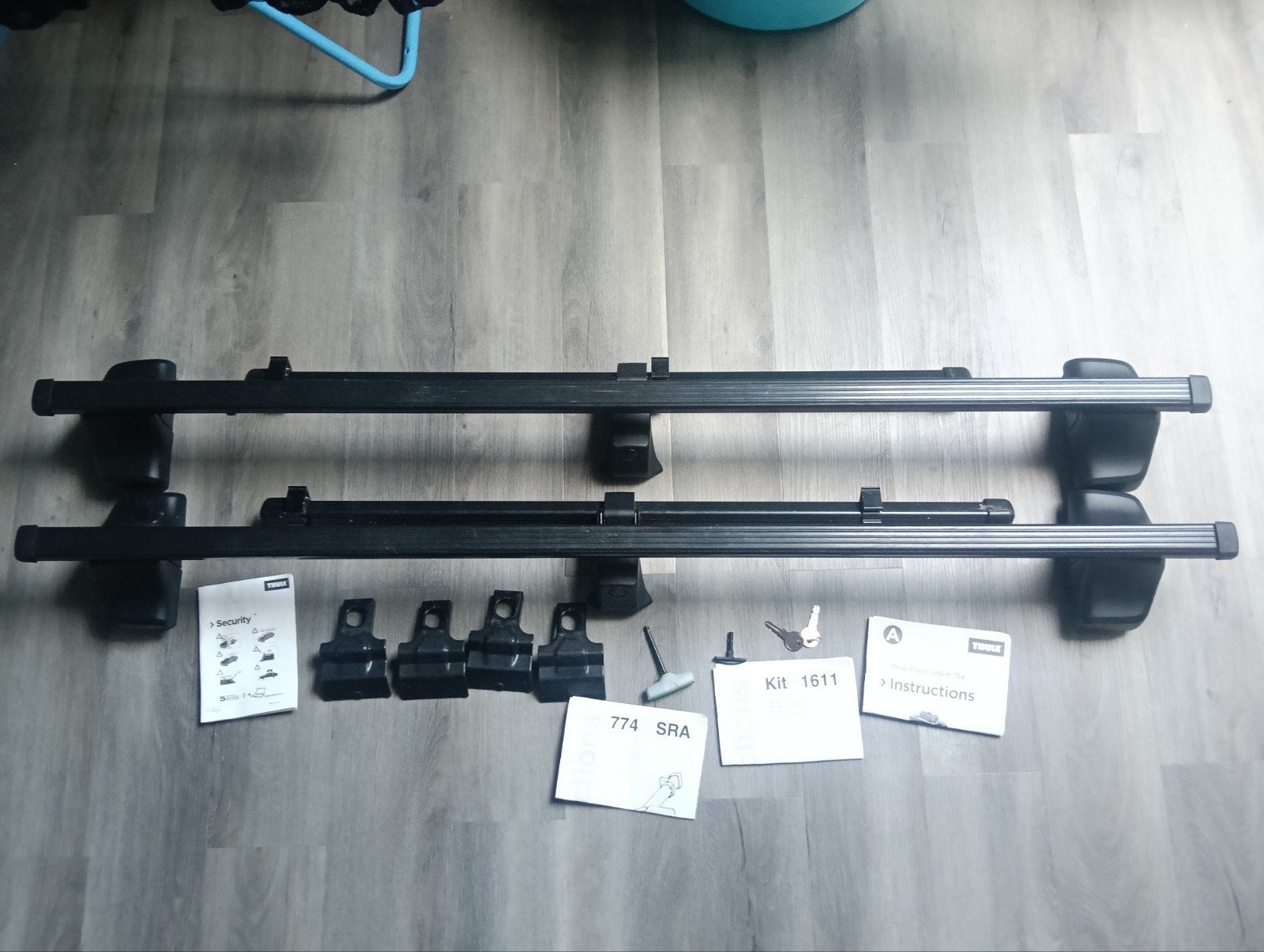 thule dakdragers, Ophalen, Gebruikt