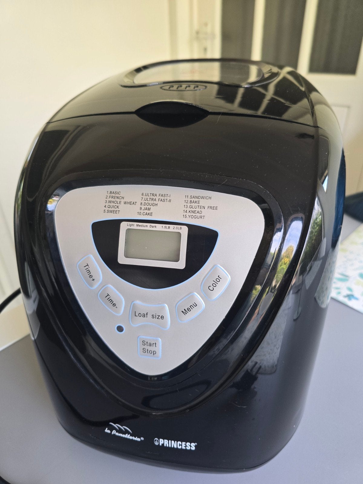 Princes Broodbakmachine met 15 programma's en timer, Ophalen, Gebruikt, Met timer, Meer dan 10 programma's
