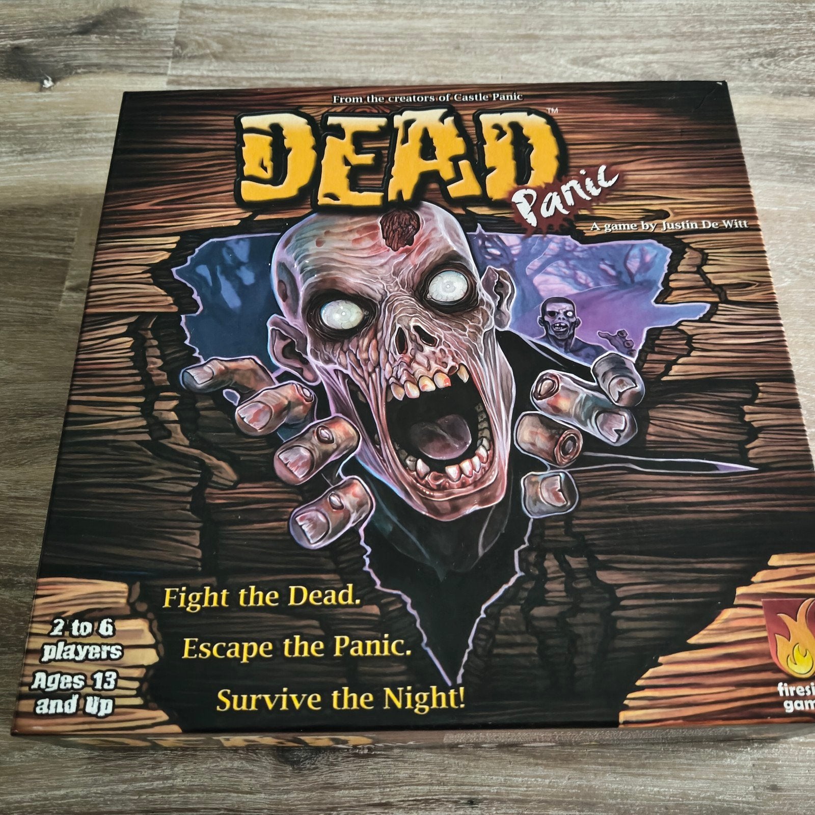 Dead Panic bordspel - Overleef de zombie-apocalyps!, Hobby en Vrije tijd, Een of twee spelers, Ophalen of Verzenden, Zo goed als nieuw