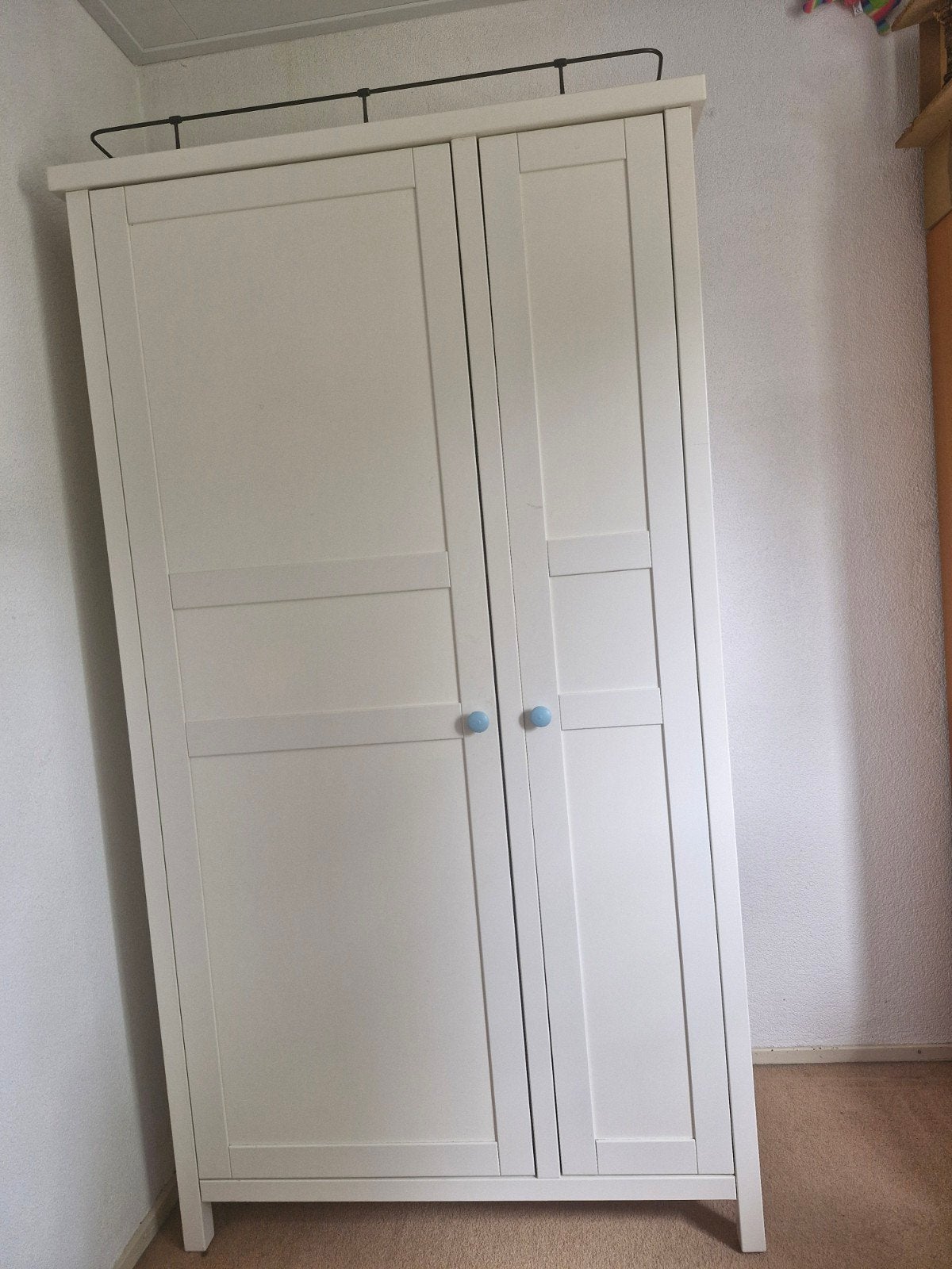 Ikea Hemnes Garderobekast - Stevig met Gebruikssporen, Huis en Inrichting, Ophalen, Met deur(en), Gebruikt, 100 tot 150 cm