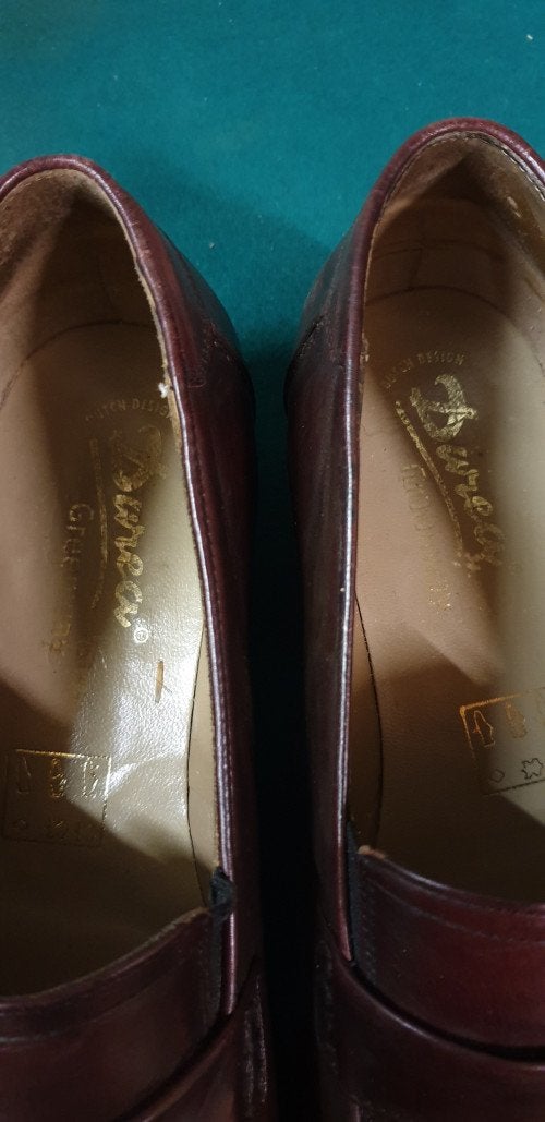dames schoenen instappers bruin rood maat 6, Ophalen of Verzenden, 'T Olde Gre-j, Info@toldegrej.nl, Endepoelstraat 20f Didam