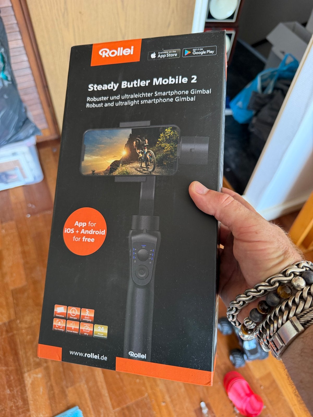 Rollei Steady Butler Mobile 2 Smartphone Gimbal, Overige merken, Gimbal, Ophalen, Zo goed als nieuw