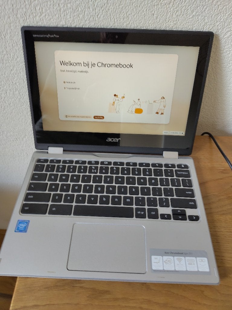 Acer Chromebook Spin 311, Qwerty, Touchscreen, Ophalen of Verzenden, 32 GB of minder