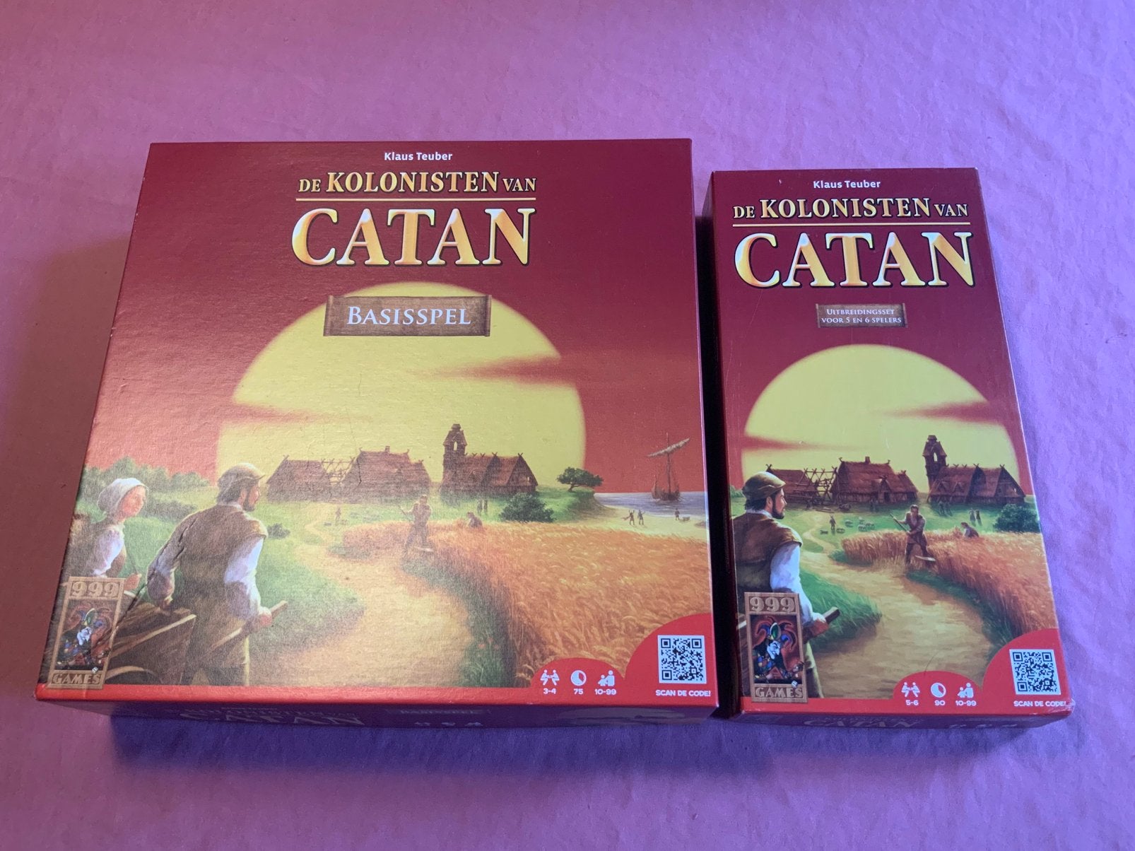 Kolonisten van Catan, Vijf spelers of meer, Ophalen of Verzenden, Gebruikt, 999 Games