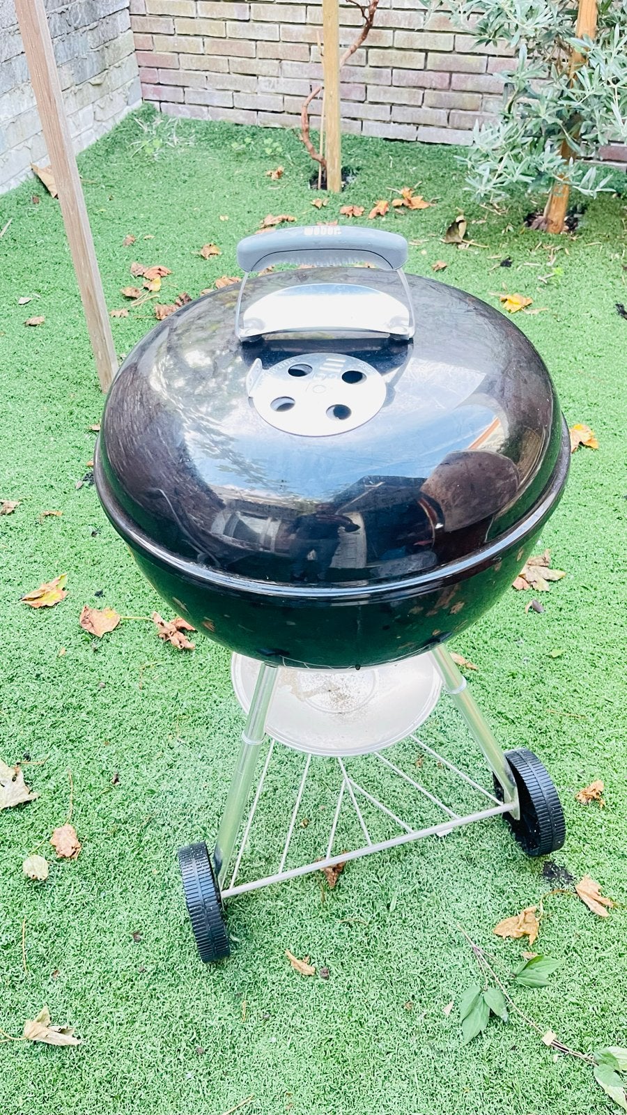 Weber Compact Kettle BBQ 47cm met accessoires, Ophalen, Zo goed als nieuw