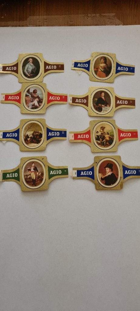 8316 agio div uit serie goya, Verzamelen, Verzenden, Sigarenbandjes