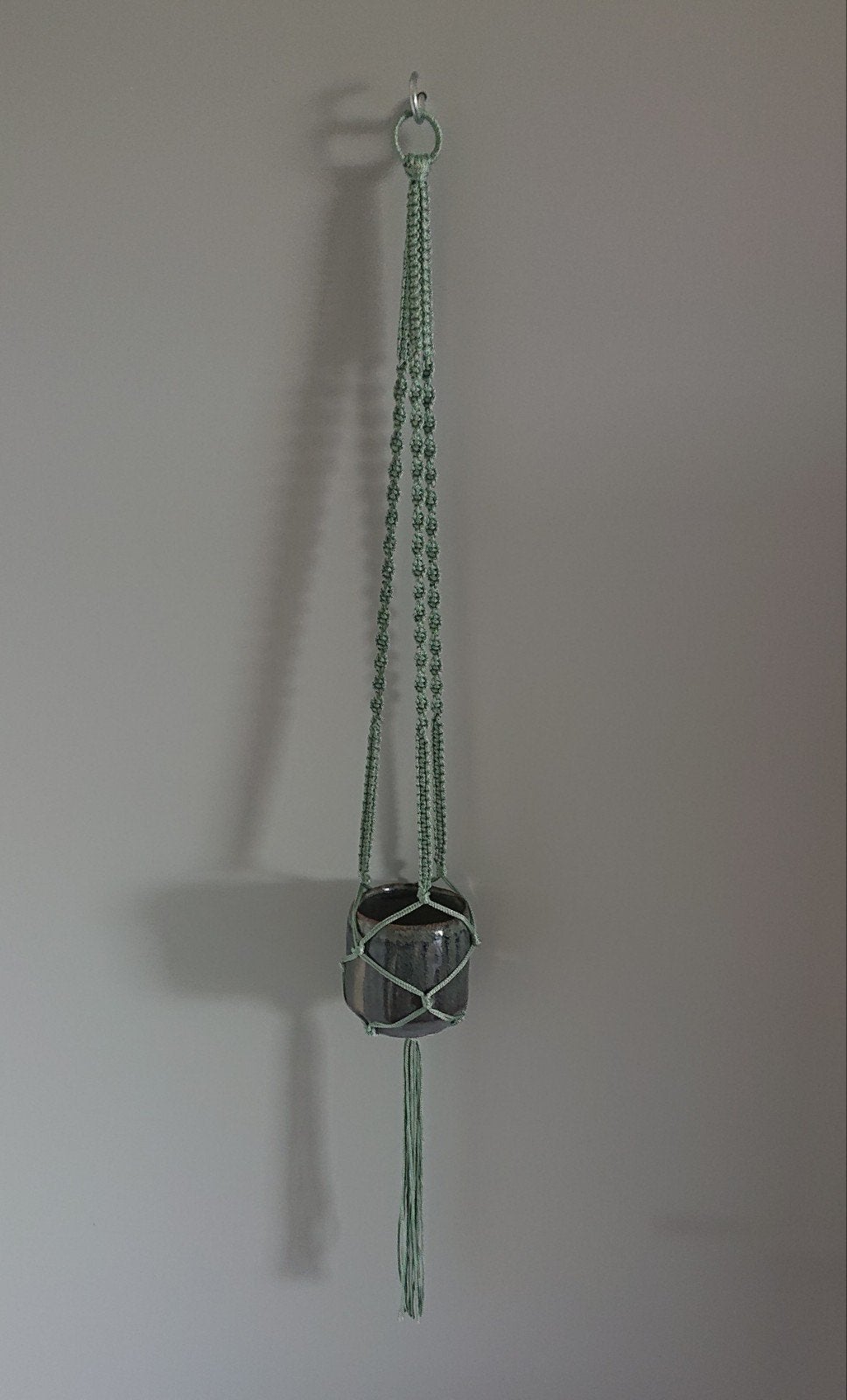 Handgemaakte Macramé Plantenhanger - Diverse Kleuren, Ophalen, Meerkleurig, Boho, Nieuw