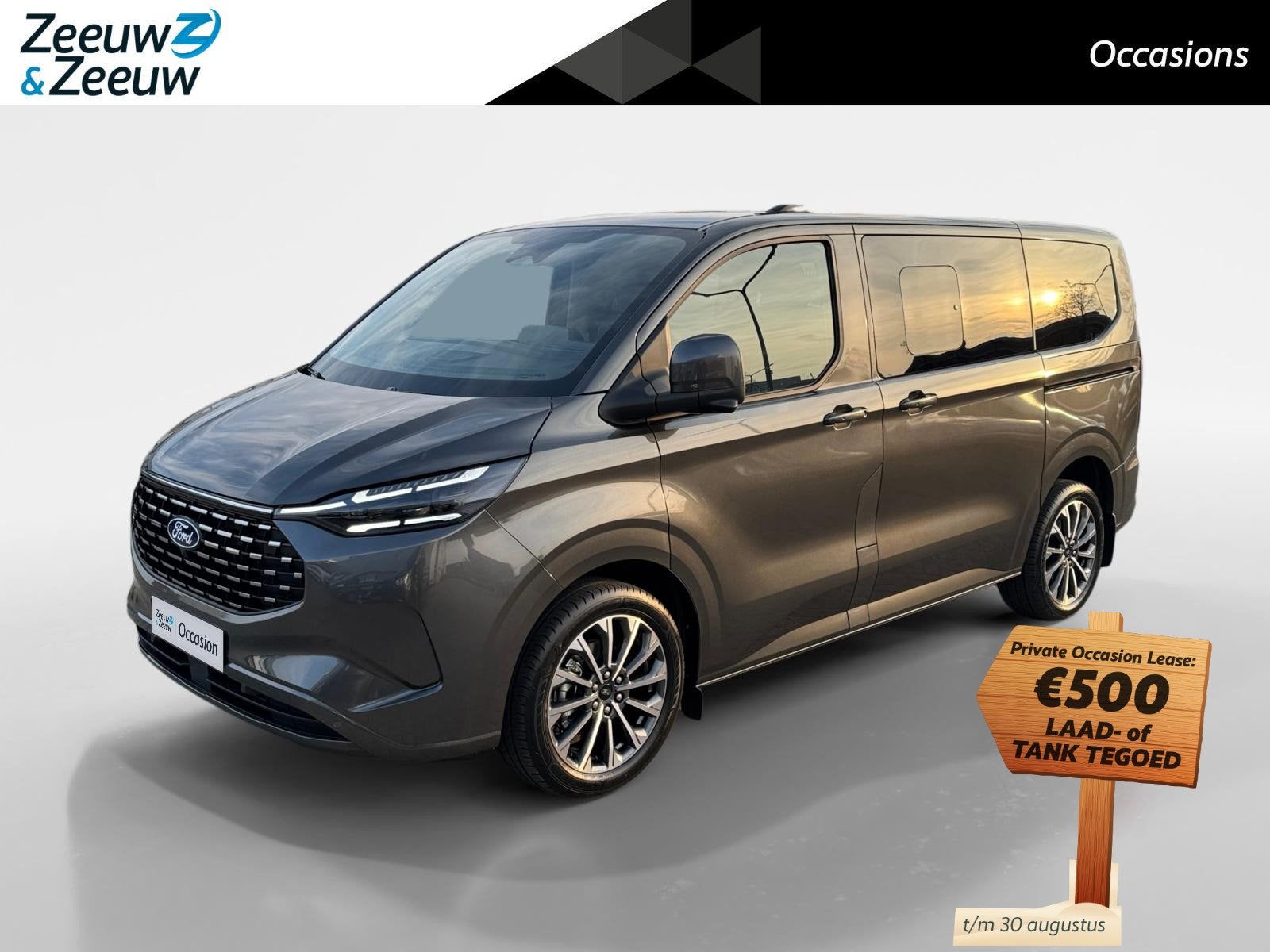 Ford Tourneo Custom 340 2.5 PHEV L1H1 Titanium X | Prijs exc, Auto's, 12 maanden, 232 pk, Gebruikt, 2332 kg