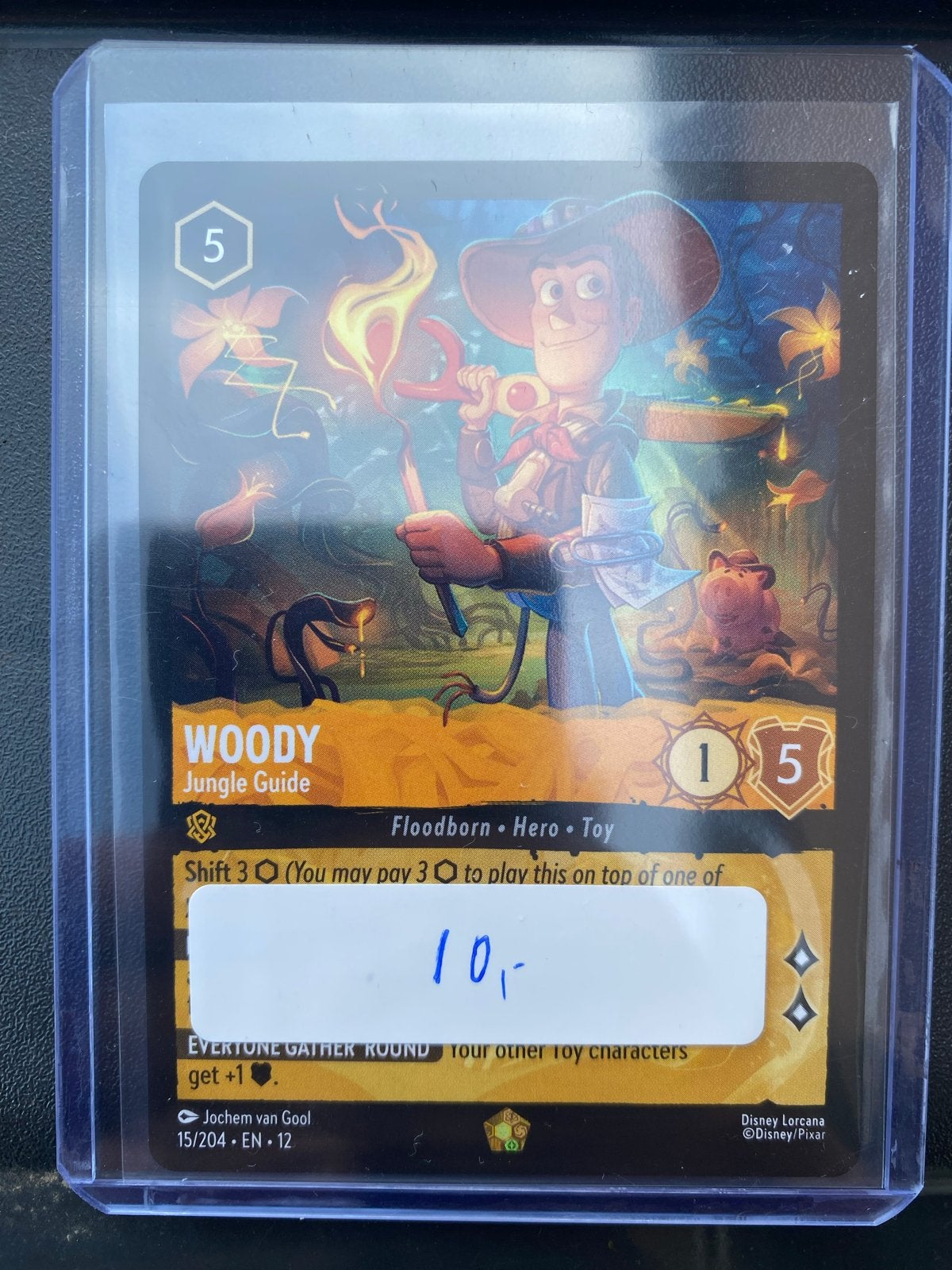 Woody Jungle Guide Lorcana kaart, Ophalen of Verzenden, Zo goed als nieuw, Losse kaart