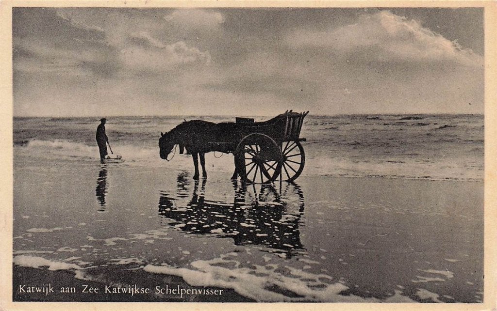 703-345-009 Katwijk aan Zee Katwijkse Schelpenvisser, Verzenden, Voor 1920, Zuid-Holland