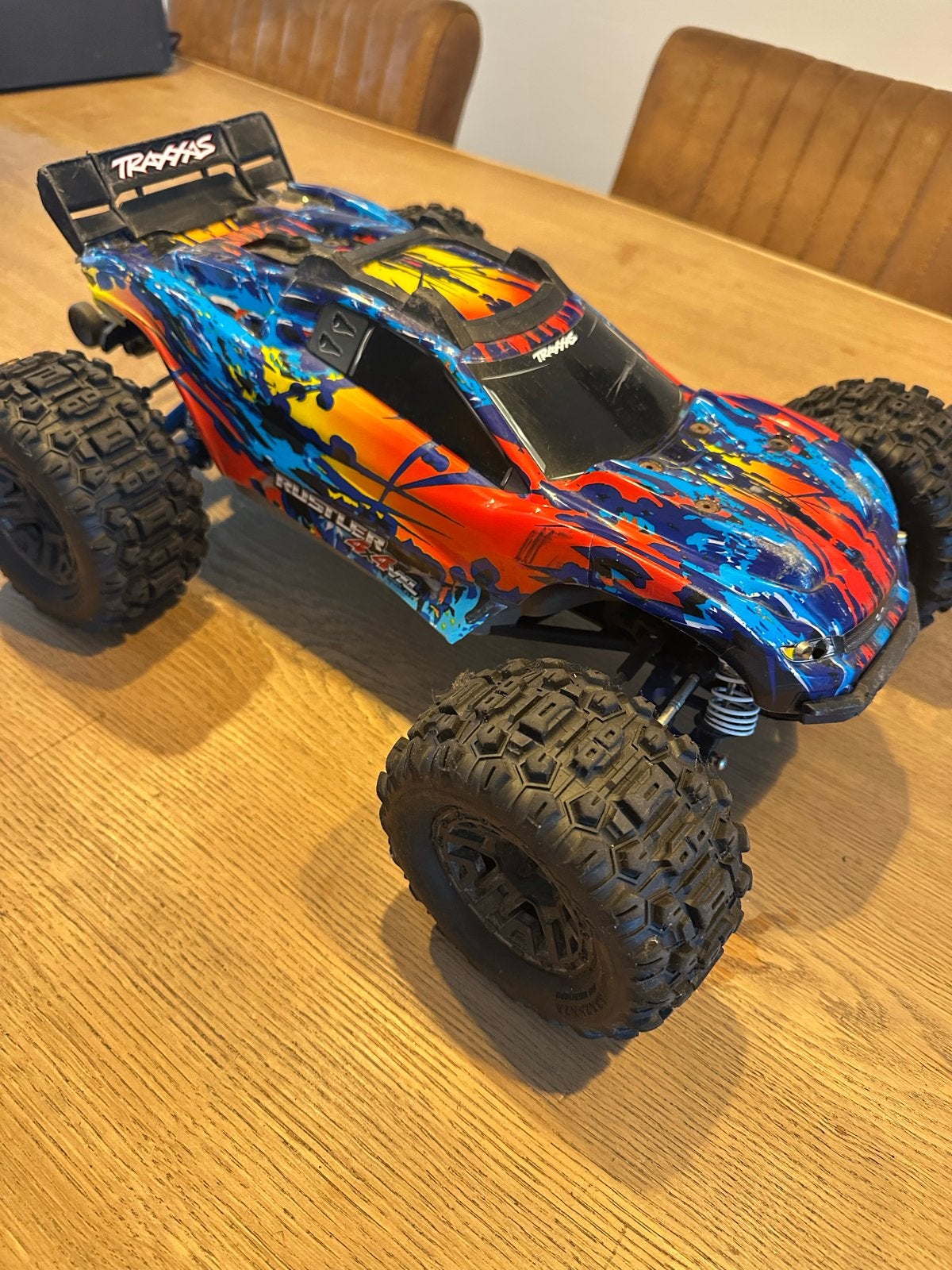 Traxxas Rustler 4x4 VXL Brushless RC, Elektro, Gebruikt, Auto offroad, Ophalen of Verzenden